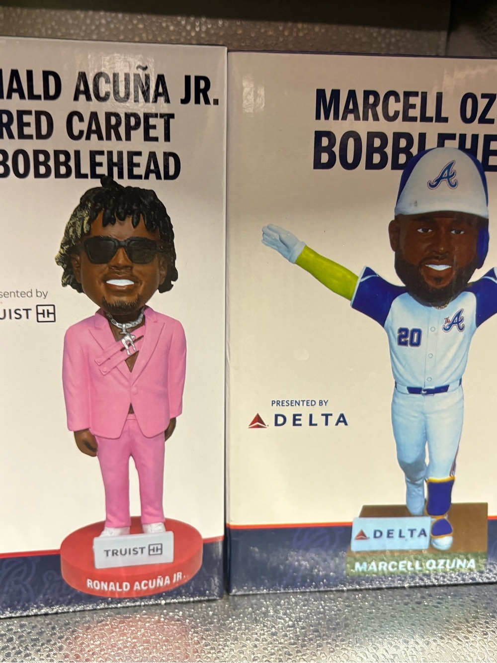 Ronald Acuña  Marcel ozuna braves Bobblehead